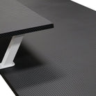 Techni Sport Warrior L-Shaped Gaming Desk, White Techni Sport Gaming Desk