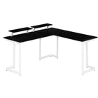 Techni Sport Warrior L-Shaped Gaming Desk, White Techni Sport Gaming Desk