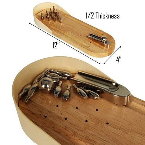 The KINGPIN Desktop Mini Bowling Alley by VistaShops Desk Decor