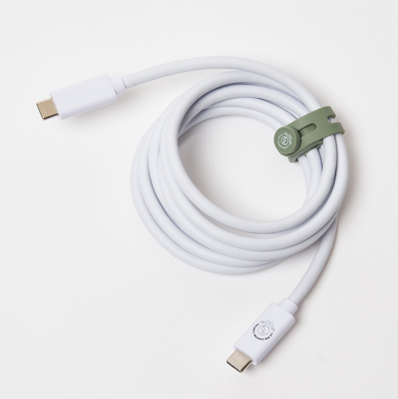 C to C - 2M - White by The USB Lighter Company Power Adapters & Chargers