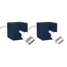 CABLE BLOCK XL - Navy 2-PACK by Function101 Cable Management