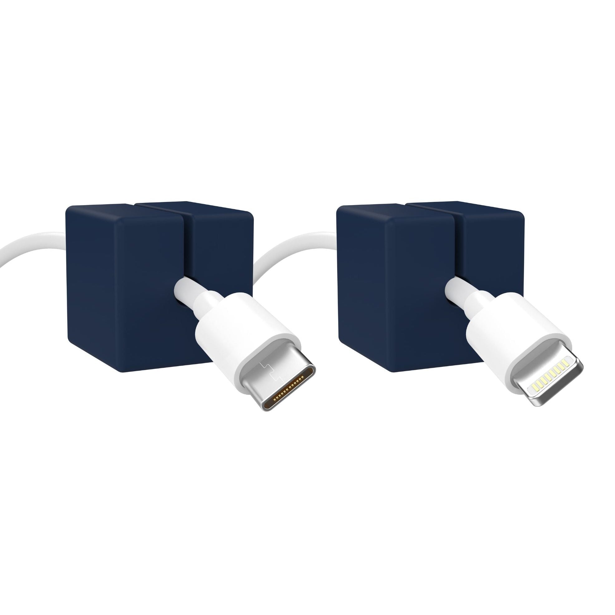 CABLE BLOCK XL - Navy 2-PACK by Function101 Cable Management