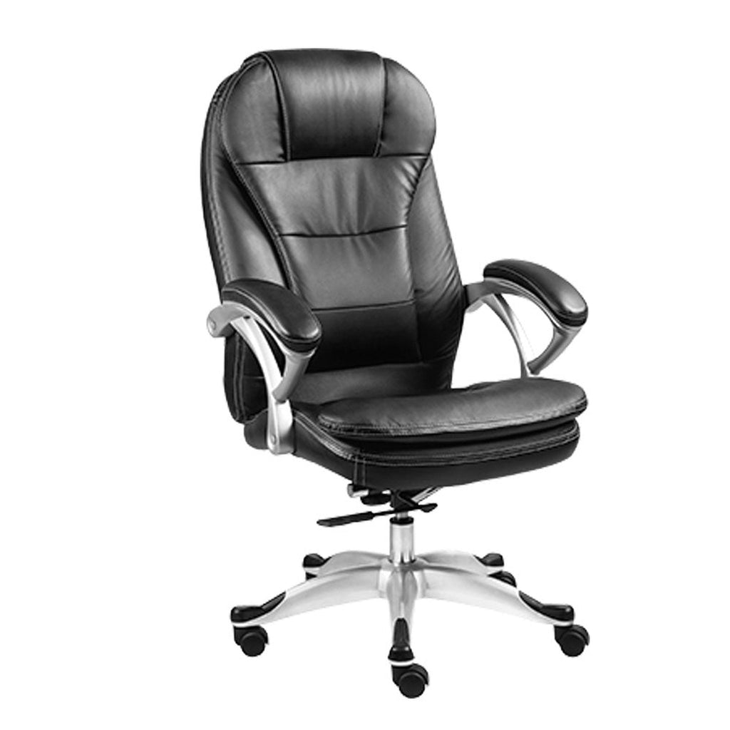 Xtech Office Chair Executive Comfort Padded Lumbar and Headrest with Arm Rests Black Xtech Office Chairs